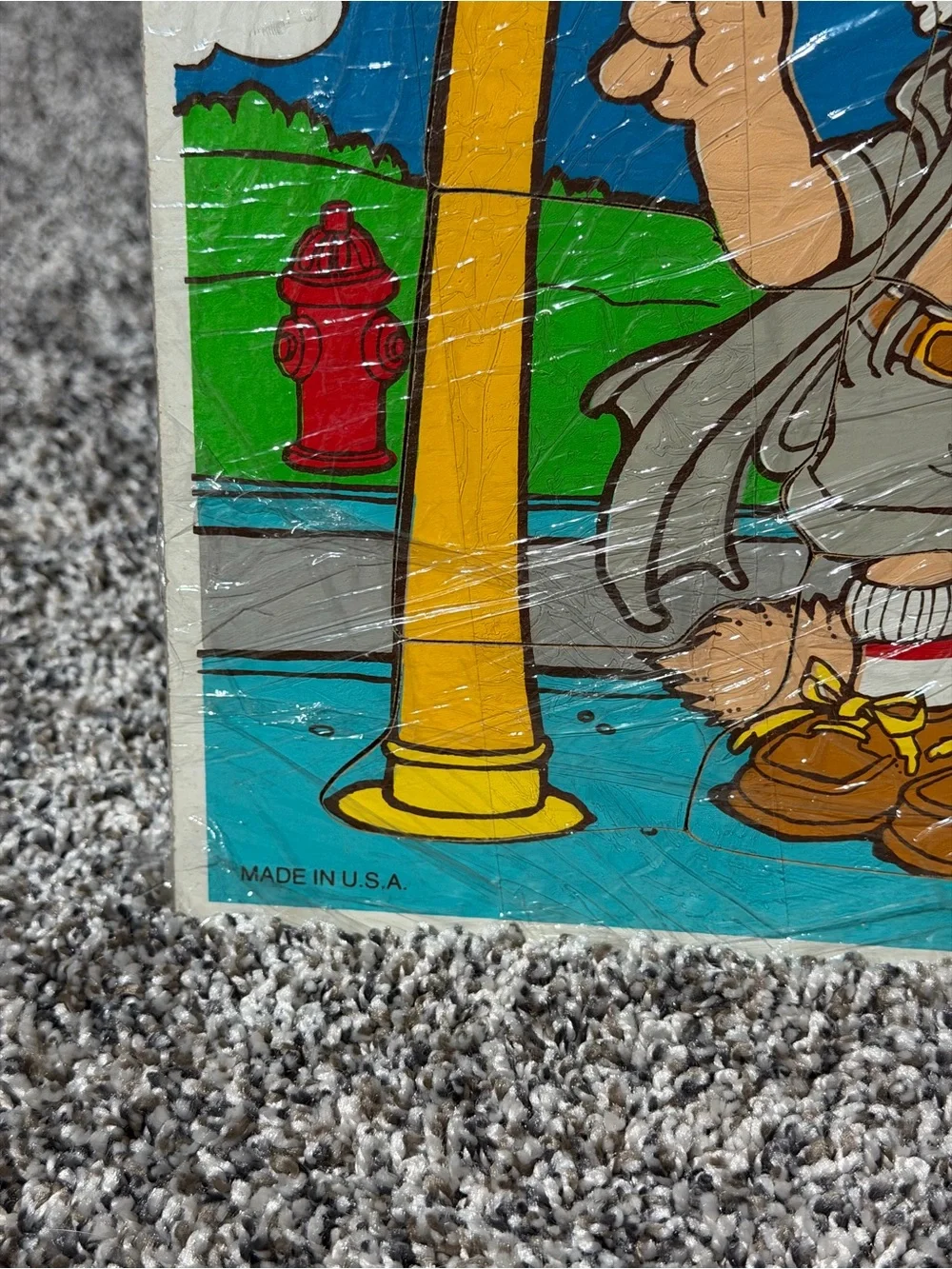 Vintage Fraggle Rock wooden puzzle.